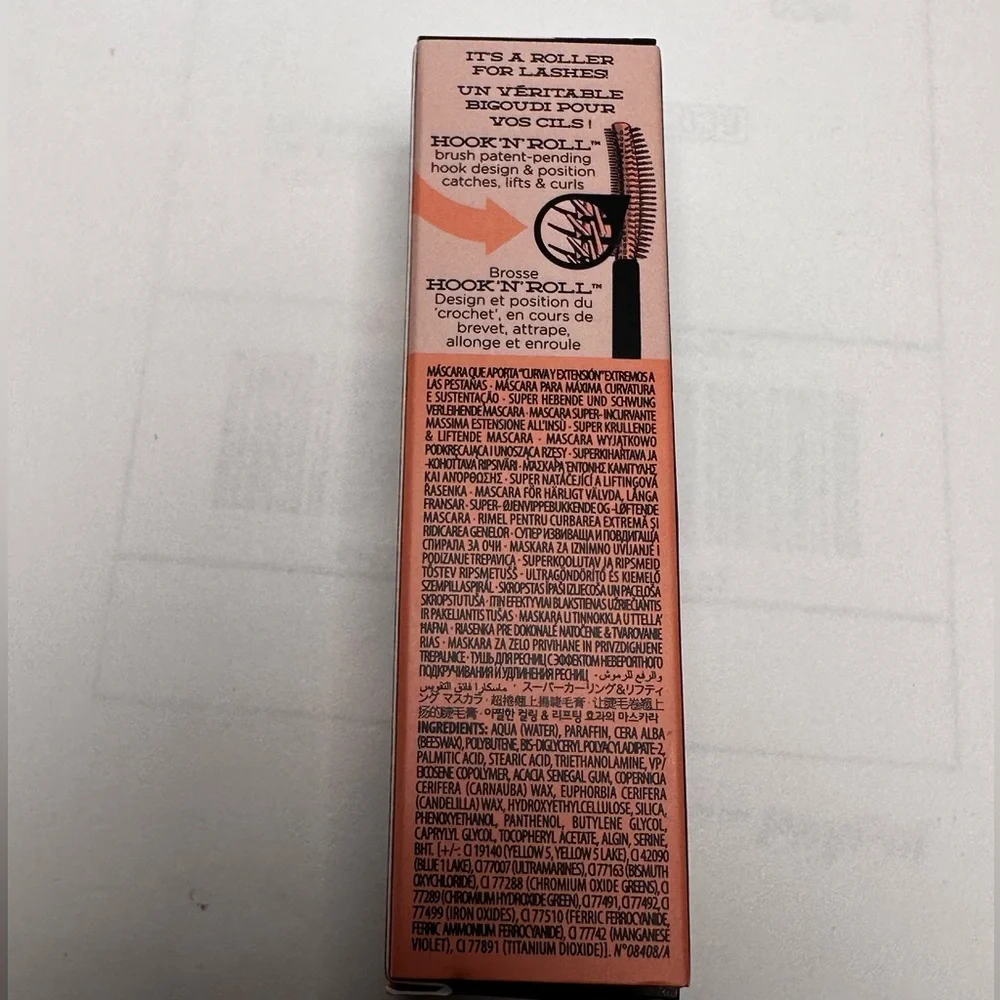 🆕 BENEFIT COSMETICS Roller Lash Curling & Lifting Mascara in Black Mini Size NIB
